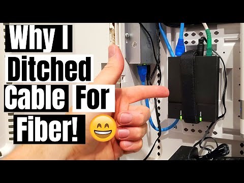 Home Fiber Optic Internet Installation - How To