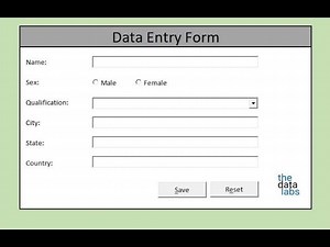 Data Entry Form - TheDataLabs