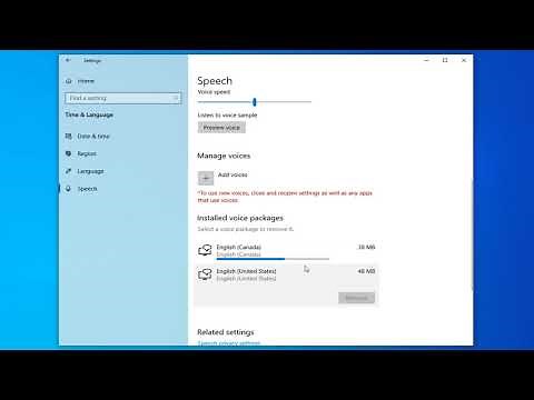 How to Add and Remove Speech Voices in Windows 10 [Tutorial]