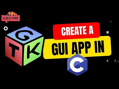 1.HOW TO CREATE A GUI APPLICATION USING C PROGRAMMING LANGUAGE!! USING GTK+3