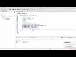 Java Tutorial - Receipt (1) Main Method