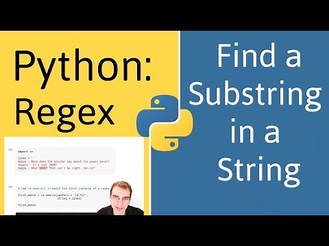 Python Regex: How Find a Substring in a String