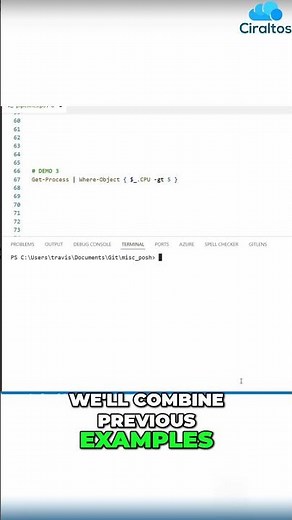 PowerShell Pipelines: Advanced Examples for Automation #shorts