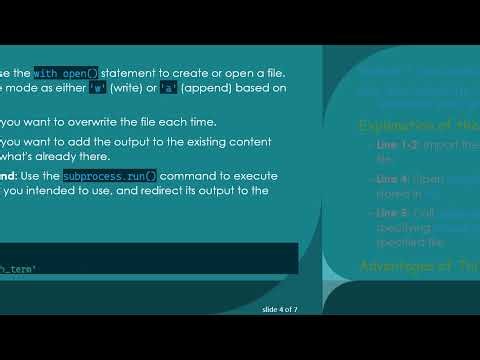 Redirect subprocess.run Output to a File in Python