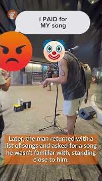 Man harasses Clementi Mall busker with song demands, refuses to leave