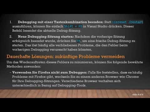 So lösen Sie den Fehler „Unable to Start Debugging“ in Visual Studio