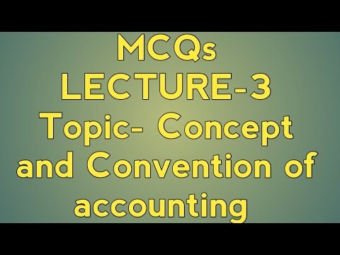 FAA JKSSB MCQS LECTURE-3 concept and convention of accounting 