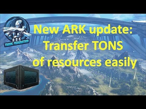 Ark Official PVE: Transfer TONS of resources from map to map easy!!!!