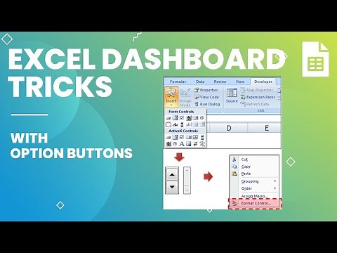 Create Excel Dashboard with Option Buttons (Excel Tutorial)