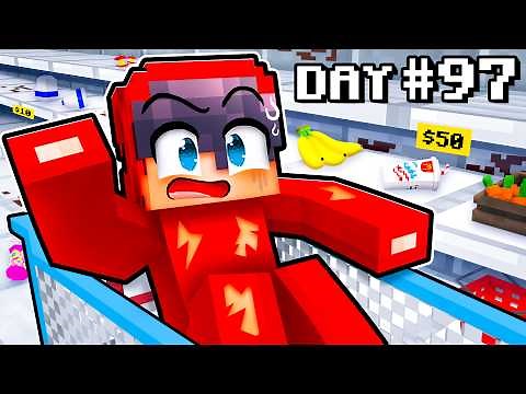 Surviving 100 Days in a GROCERY STORE!