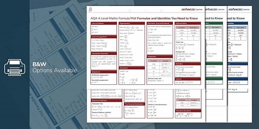 A Level Maths Formulae to Learn and Given Formulae