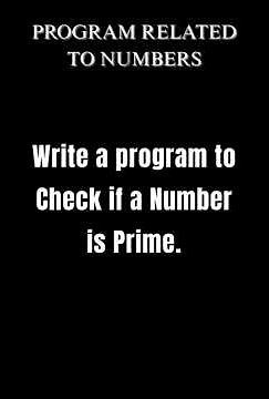 Check if a Number is Prime in Java | Java Programs for Beginners | Logic Ladder