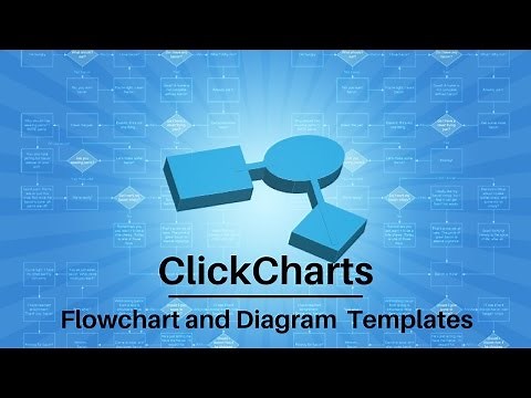 How to Use Flowchart and Diagram Templates | ClickCharts Software Tutorial