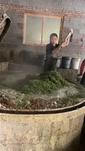 Cooking a Giant Pot of Pig Feed — Real Farm Scale! 👀