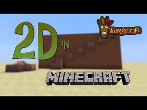 2D Minecraft with one command block!