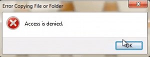 Access Denied When Copying Files Windows 10/8/7