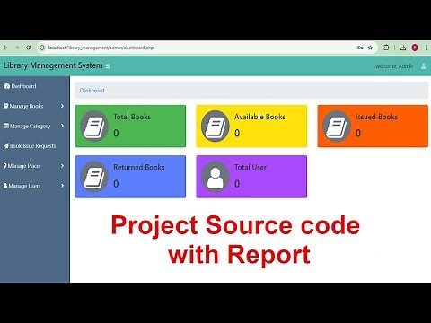 Library Management System project in PHP with Source Code || PHP Project with Source Code