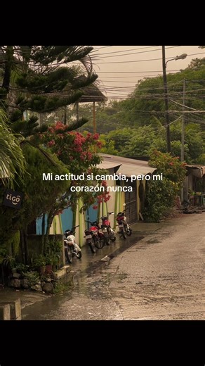 Mi actitud cambia, pero mi corazón nunca