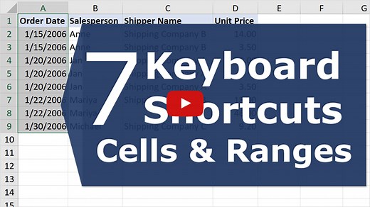 7 Keyboard Shortcuts for Selecting Cells and Ranges in Excel - Excel Campus