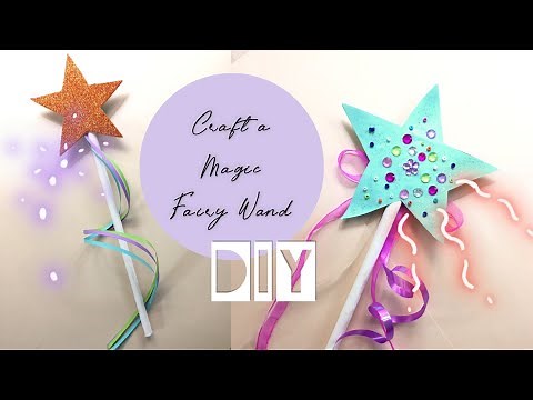CRAFT A MAGIC FAIRY WAND | How to make a Fairy Magic Wand at home | DIY Magic stick/ fairy stick