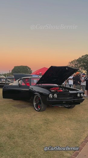 Black ‘69 Chevy Chevelle SS on Billet Specialties Wheels at the 2025 Whip Addict Car Show
