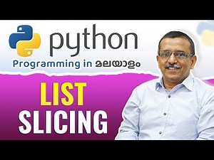 List Slicing 🖥️ | Python Malayalam Tutorial for Beginners 🧠