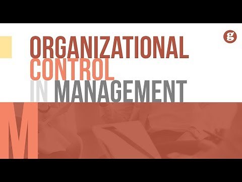 Organizational Control in Management