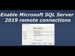 Allow remote connections to Microsoft SQL Server (connect c# app to remote sql server)