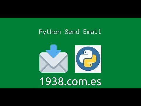 Código para el envío de un correo electrónico con Python a través de Gmail (o otro servidor)