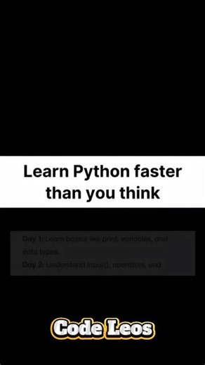 Learn Python in Just 10 Days (Beginners Start Here!) 🔥🐍 #shorts #coding #python #skills #programming
