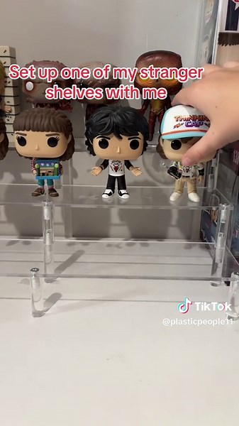Stranger Things Shelf Setup with Funko Pops