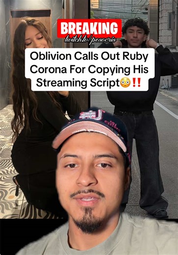 Oblivion calls out Ruby Corona for scripting her fake crash out and copying his streaming script adding they have terrible acting 😳‼️ #pesocris #oblivion #rubycorona #obc #chisme