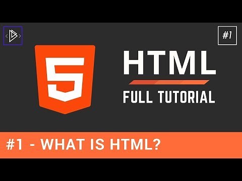 #1 - What is HTML used for? - HTML Full Tutorial for Beginners