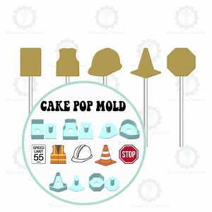 Construction Cake Pop Molds - Etsy