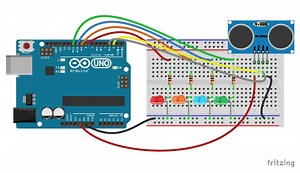 How to make Ultrasonic Water Level Indicator Arduino