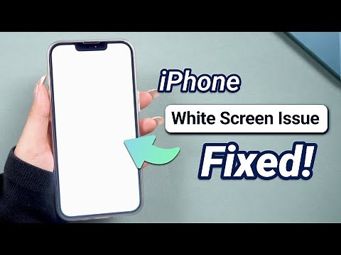 iPhone Stuck on White Screen issue? - 4 Real & Easy FIX!! - 2025