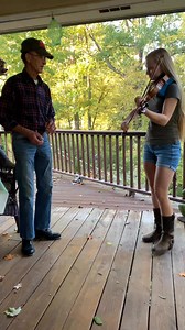 Buck Dancing with my Mentor, Thomas Maupin 👣 #buckdance #clogging #flatfoot #dancingfiddler #oldtime #fiddle | Hillary Klug