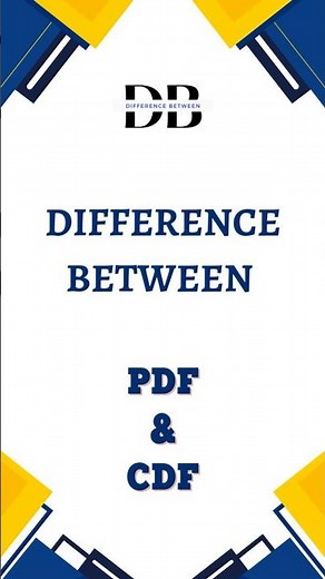 Difference Between PDF and CDF | The Battle of Statistics: PDF vs. CDF - Which One Holds the Key?