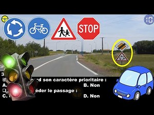 New Highway Code 😍 French driving licence 2021 😘 Exam #7 Highway Code