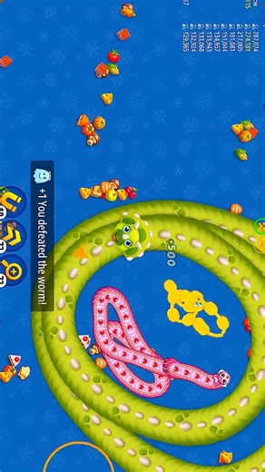 Wormzoneio magic gameplay! 😈🐍#snakezone #wormszone #shortsfeed #foryou #shorts #viral #trending