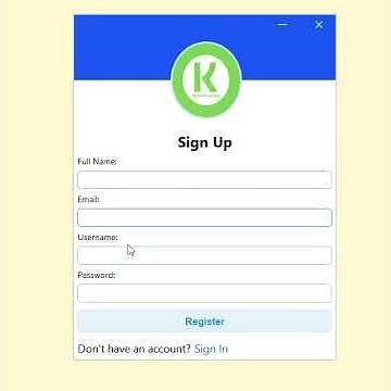 Unique Login & Register System in Java Swing