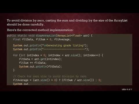 Fixing the NaN Issue When Working with ArrayLists in Java