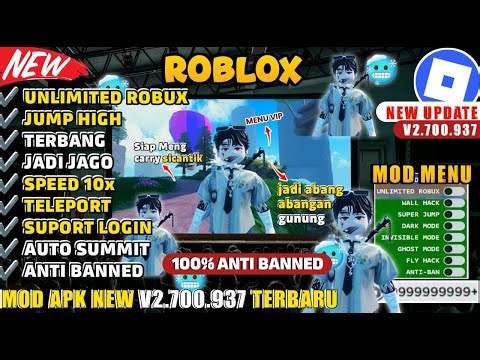 ROBLOX MOD MENU v2.700.937 UNLIMITED ROBUX | BECOME A GOOD GUY ON ALL MOUNTAINS - SPEED HACK, UNL...