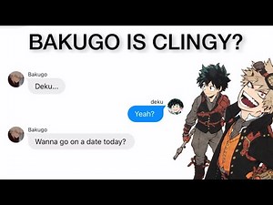 BAKUDEKU ON A DATE? | bkdk fluff because why not | bnha texts