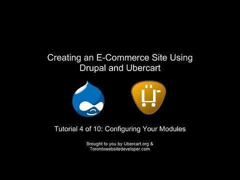 Drupal 7 / Ubercart Tutorial 4 of 10: Configuring Ubercart