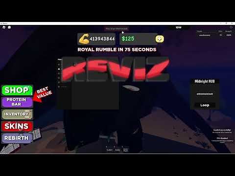 Boxing simulator 2 Midnight hub script showcase (Script in description)