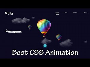 How To Make Website Using HTML And CSS | Website Design With CSS Animation Step By Step