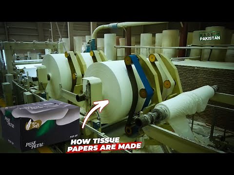 How Tissue Paper Is Made Inside Factory | Amazing Process of Tissue Paper Making Machine