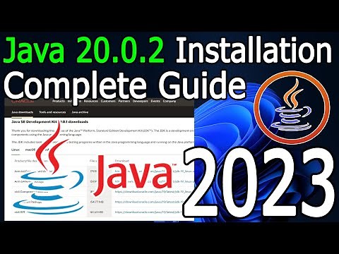 How to Install Java 20.0.2 on Windows 11 [ 2023 Update ] JAVA_HOME, JDK installation Complete Guide