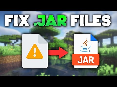 How to Fix .JAR Files Not Opening for Minecraft Java (Easy 2025 Guide)